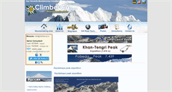 Desktop Screenshot of climberca.com